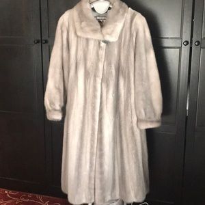 Vintage Silver Mink Coat full Length
